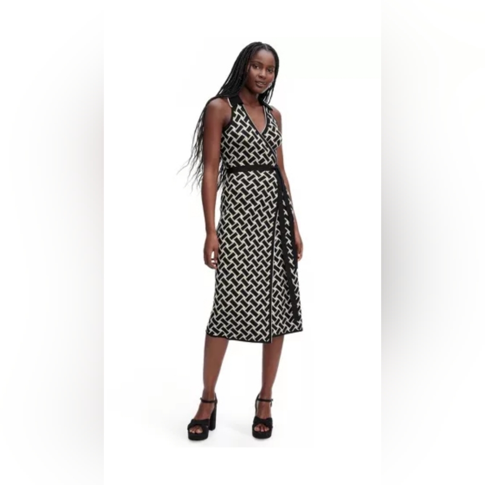 XXL Collared Sleeveless Midi Wrap Diane von Furstenberg   Target Dress
